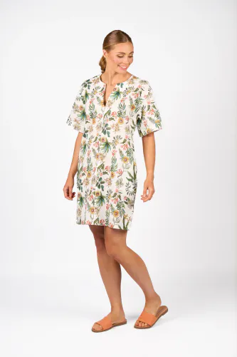 Model wearing Wild Edit Dress By Knewe Available at Beetees Nelson